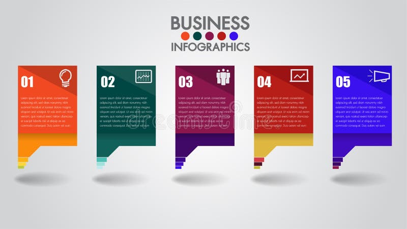 Icone di vettore e di vendita di progettazione di Infographics Concetto di affari con 5 opzioni, punti o processi le scatole espr illustrazione vettoriale Icone di vettore e di vendita di progettazione di Infographics Concetto di affari con 5 opzioni, punti o processi le scatole espr illustrazione vettoriale