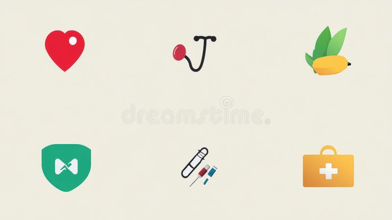Icone medicali AIGenerate royalty illustrazione gratis