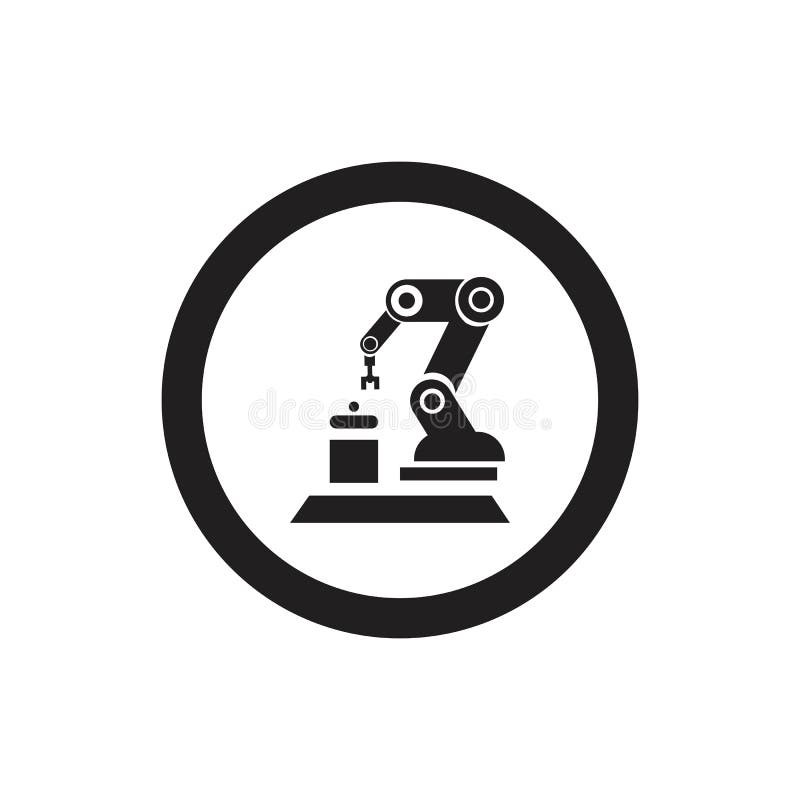 Icone vettoriali per il vettore del robot meccanico