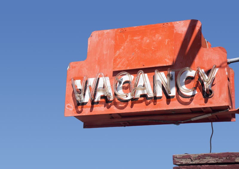 Iconic Route 66 Motel Road Sign stock photos Iconic Route 66 Motel Road Sign stock photos