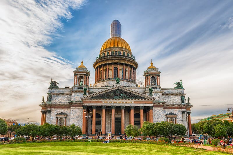 The iconic Saint Isaac s Cathedral in St. Petersburg, Russia