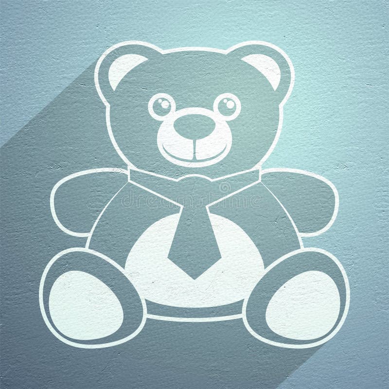 Icono agradable del oso libre illustration Icono agradable del oso libre illustration