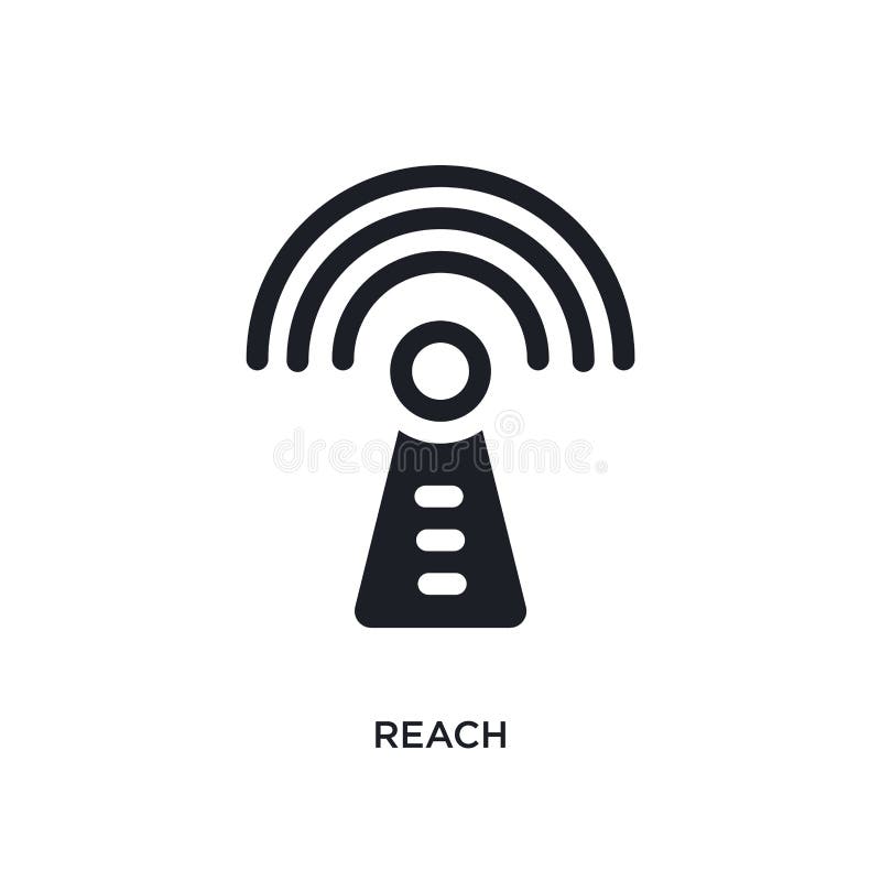 icono aislado alcance ejemplo simple del elemento de iconos del concepto de la tecnología diseño editable del símbolo de la muest ilustración del vector icono aislado alcance ejemplo simple del elemento de iconos del concepto de la tecnología diseño editable del símbolo de la muest ilustración del vector