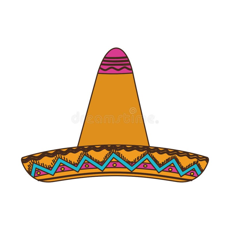 Icono Aislado Del Sombrero Mexicano Ilustración del Vector - Ilustración de  mexicano, méxico: 143654890
