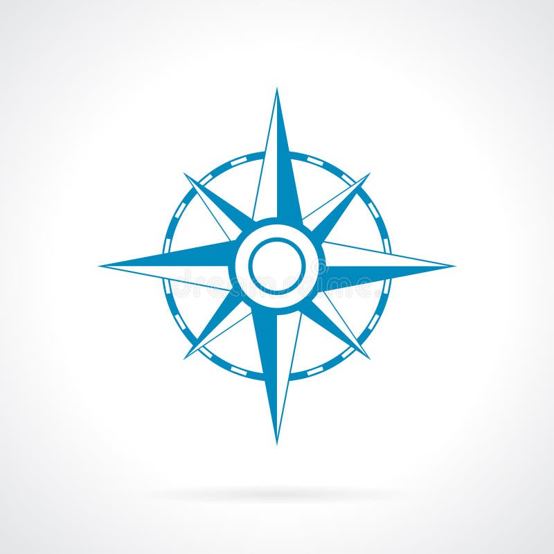 Wind rose icon, vector illustration. Wind rose icon, vector illustration