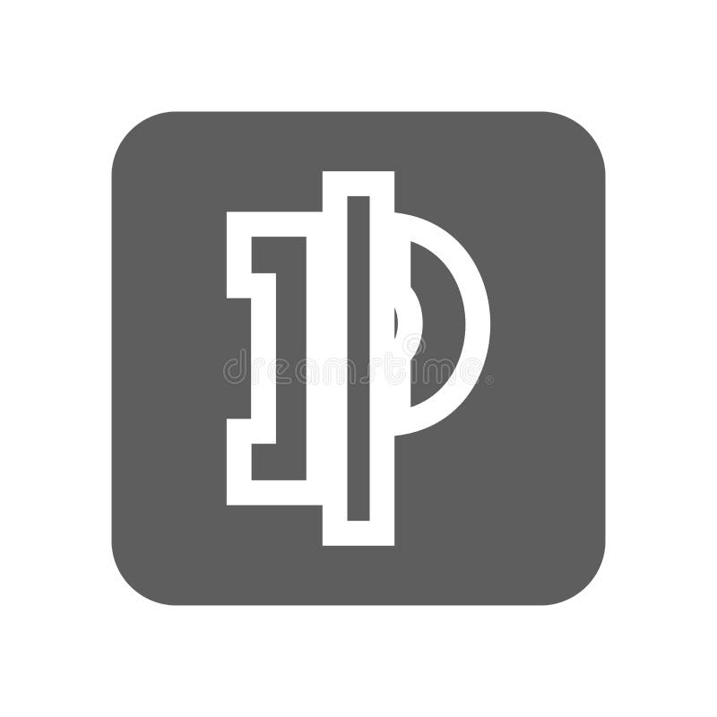 Icono crypto de la moneda de Peercoin stock de ilustración Icono crypto de la moneda de Peercoin stock de ilustración