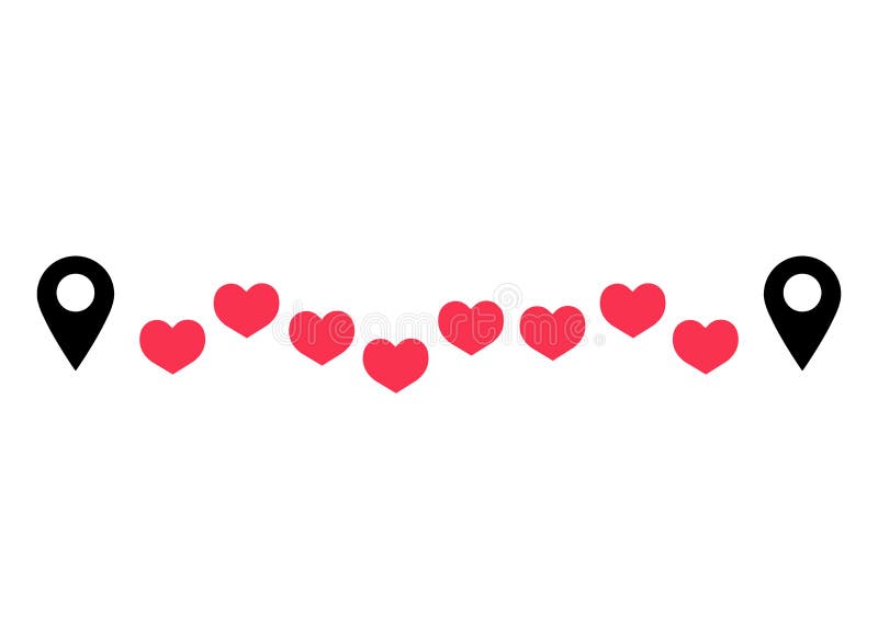 Icono De Amor a Distancia. Ruta Con Mapa Pin Y Corazones Rojos Caminando Pasos. Amor De Trayectoria. Ilustración Vectorial Stock de ilustración - Ilustración de vector, senderismo: 207677063 Icono De Amor a Distancia. Ruta Con Mapa Pin Y Corazones Rojos Caminando Pasos. Amor De Trayectoria. Ilustración Vectorial Stock de ilustración - Ilustración de vector, senderismo: 207677063