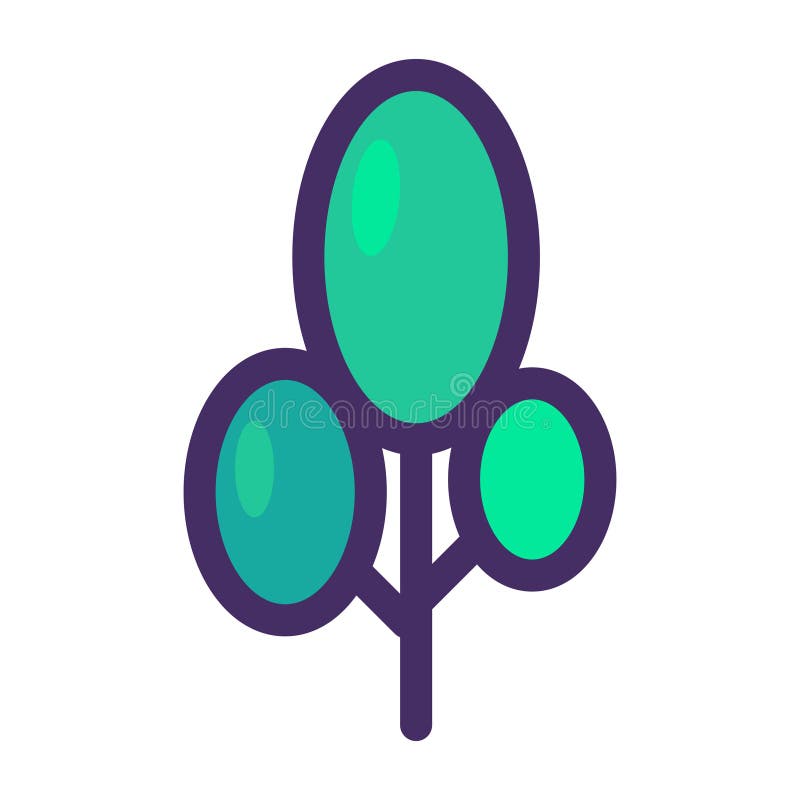 Icono de concepto de papel residual con un elemento bush libre illustration
