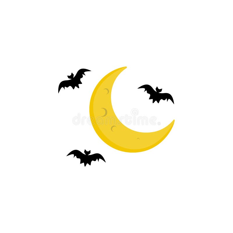 Icono de cresta, murciélago, color Color simple de los iconos de Halloween para ui y ux, sitio web o aplicación móvil sobre fondo blanco