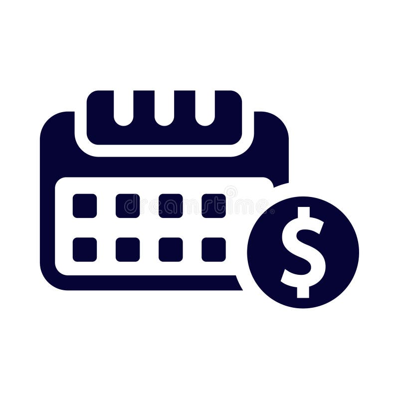 Icono De Dinero En D lares De Calendario Ilustraci n Del Vector icono-de-dinero-en-d-lares-de-calendario-ilustraci-n-del-vector
