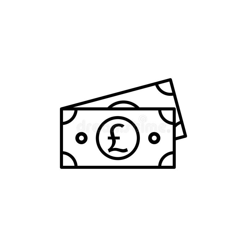 Icono De Dinero . Icono De Vector De Dinero Ilustración del Vector