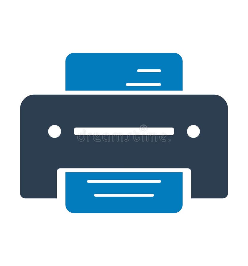 Icono de impresora ilustración del vector