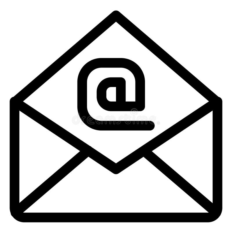 Icono de Internet blanco y negro ilustración del vector