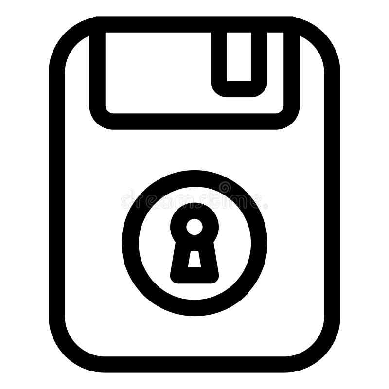 Icono de Internet blanco y negro ilustración del vector