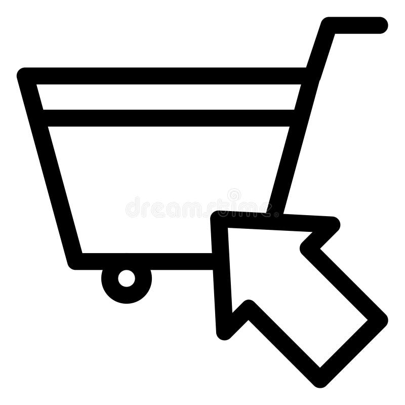 Icono de Internet blanco y negro ilustración del vector