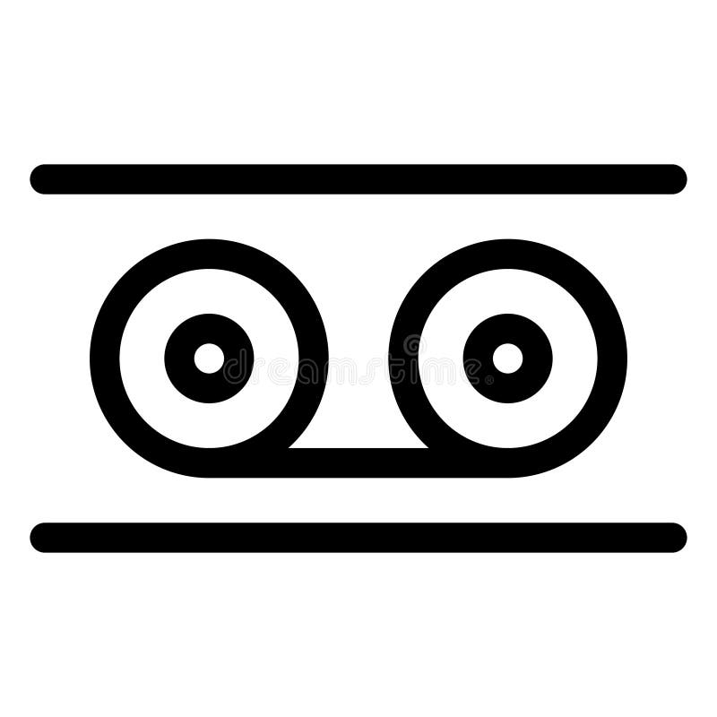 Icono de Internet blanco y negro ilustración del vector