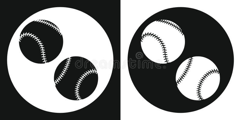 Icono de la bola del béisbol Bola del béisbol de la silueta en un fondo blanco y negro Equipo de deportes Ilustración del vector stock de ilustración Icono de la bola del béisbol Bola del béisbol de la silueta en un fondo blanco y negro Equipo de deportes Ilustración del vector stock de ilustración
