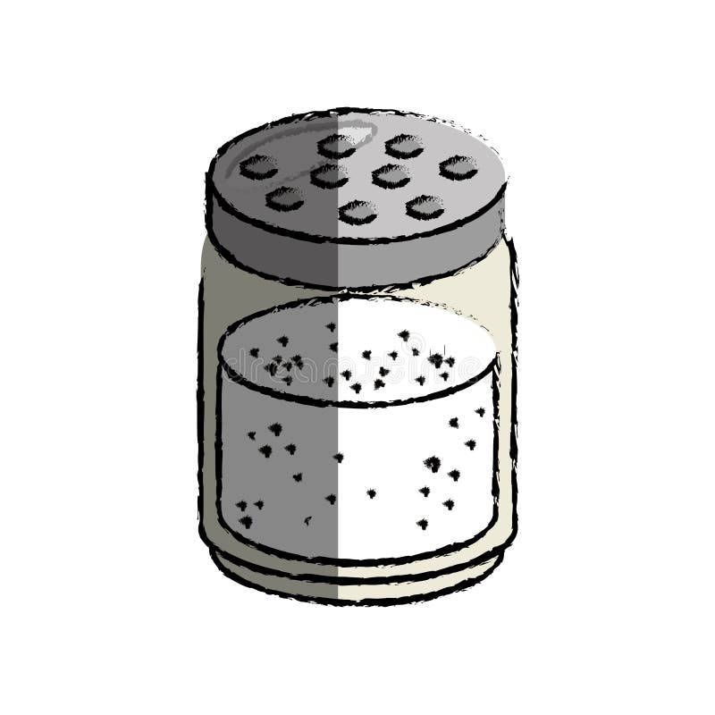 icono de la botella de la sal ilustración del vector icono de la botella de la sal ilustración del vector