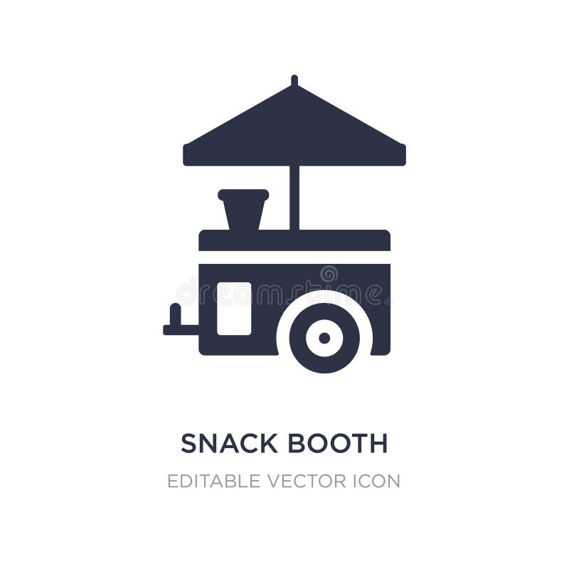 icono de la cabina del bocado en el fondo blanco Ejemplo simple del elemento del concepto de la comida stock de ilustración icono de la cabina del bocado en el fondo blanco Ejemplo simple del elemento del concepto de la comida stock de ilustración