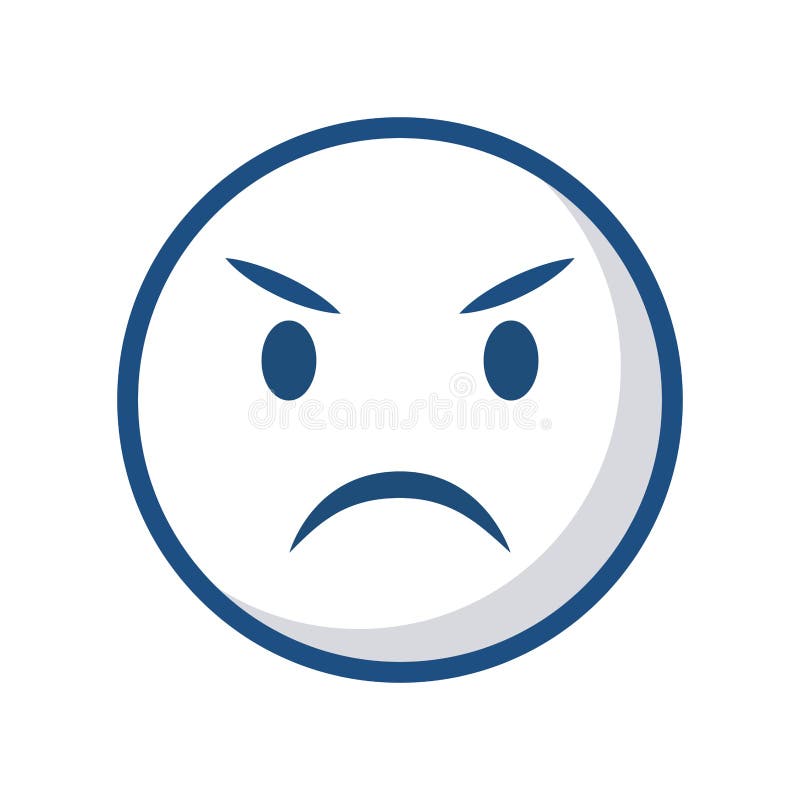 Icono de la cara del Emoticon stock de ilustración Icono de la cara del Emoticon stock de ilustración