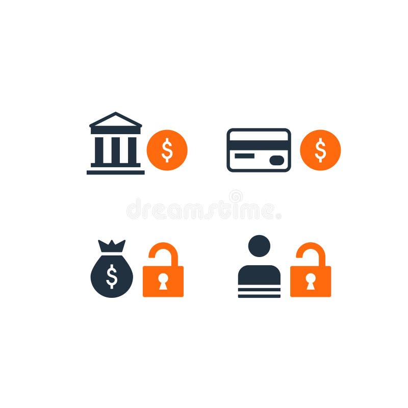 icono de la cuenta bancaria de ahorros de la seguridad, transacción del dinero de la prevención de fraude stock de ilustración icono de la cuenta bancaria de ahorros de la seguridad, transacción del dinero de la prevención de fraude stock de ilustración