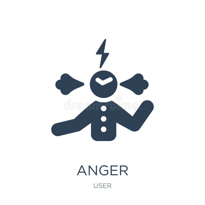 icono de la cólera en estilo de moda del diseño icono de la cólera aislado en el fondo blanco símbolo plano simple y moderno del stock de ilustración icono de la cólera en estilo de moda del diseño icono de la cólera aislado en el fondo blanco símbolo plano simple y moderno del stock de ilustración