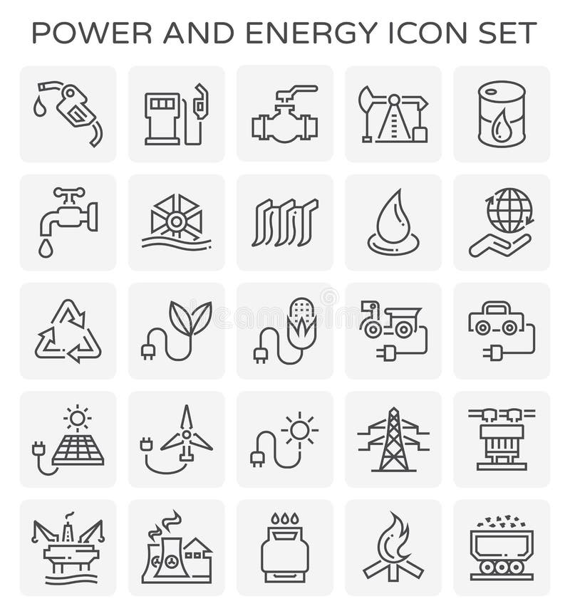 Icono de la energía del poder libre illustration Icono de la energía del poder libre illustration