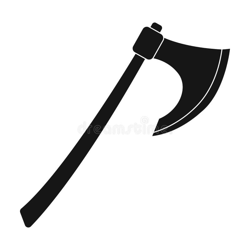 Espada Vikinga icono en diseño en negro sobre fondo blanco aisladas.  Símbolo de los vikingos stock ilustración vectorial Imagen Vector de stock  - Alamy