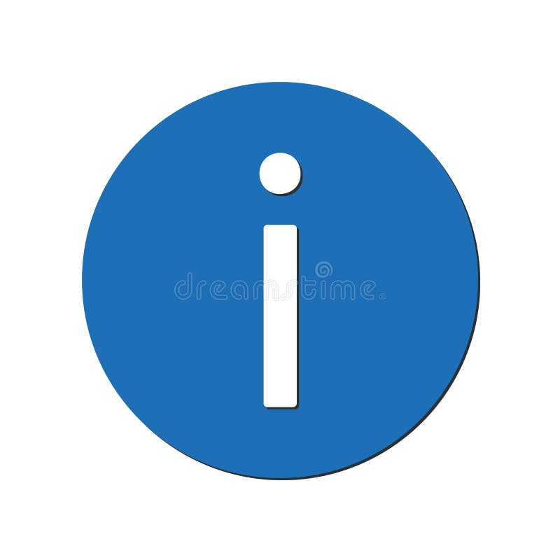 Icono de la información en círculo azul Ilustración EPS10 del vector stock de ilustración Icono de la información en círculo azul Ilustración EPS10 del vector stock de ilustración