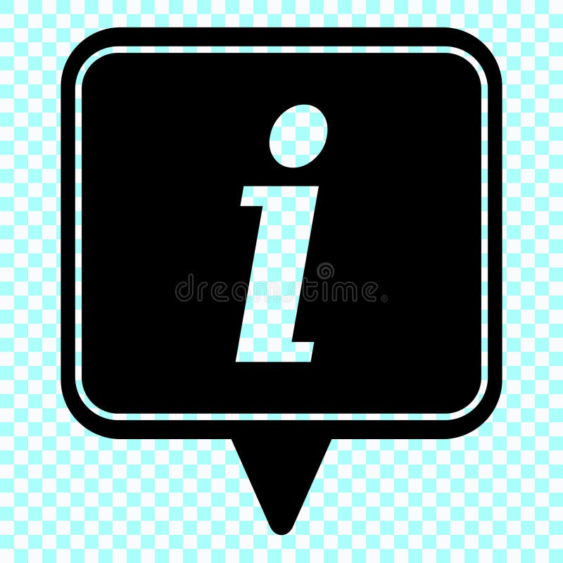 Icono de la información, icono de la muestra de la información Símbolo de la burbuja del discurso de la información Pongo letras stock de ilustración Icono de la información, icono de la muestra de la información Símbolo de la burbuja del discurso de la información Pongo letras stock de ilustración