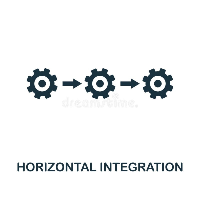 Icono de la integración horizontal Diseño monocromático del estilo de la industria 4 0 colecciones del icono UI y UX Integr horiz libre illustration Icono de la integración horizontal Diseño monocromático del estilo de la industria 4 0 colecciones del icono UI y UX Integr horiz libre illustration