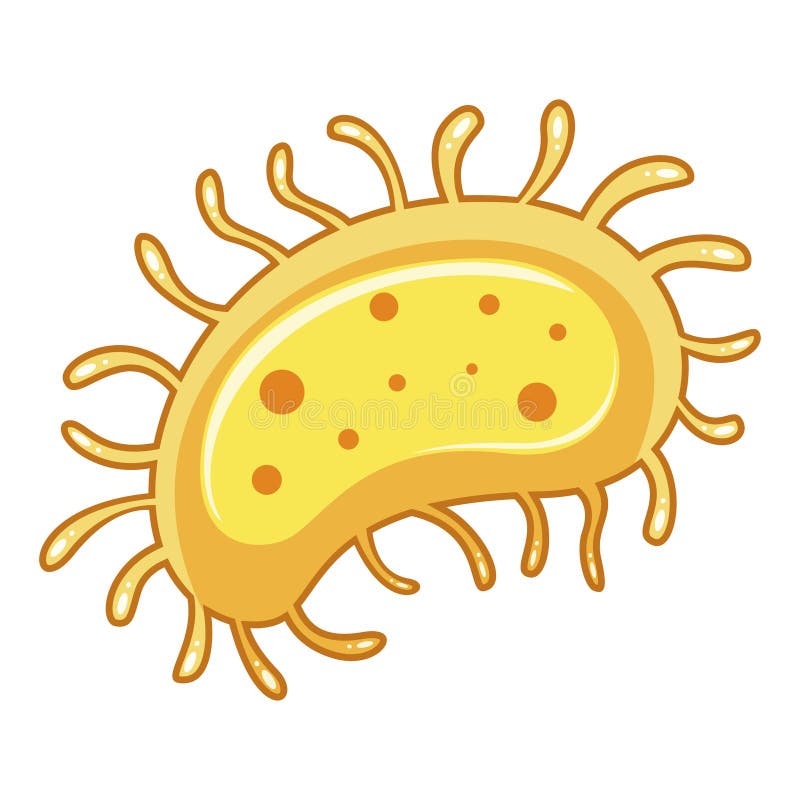 Icono De La Medicina Bacteriana Y La Ciencia, Microorganismo Unicelular  Ilustración del Vector - Ilustración de gripe, microscopio: 167697868