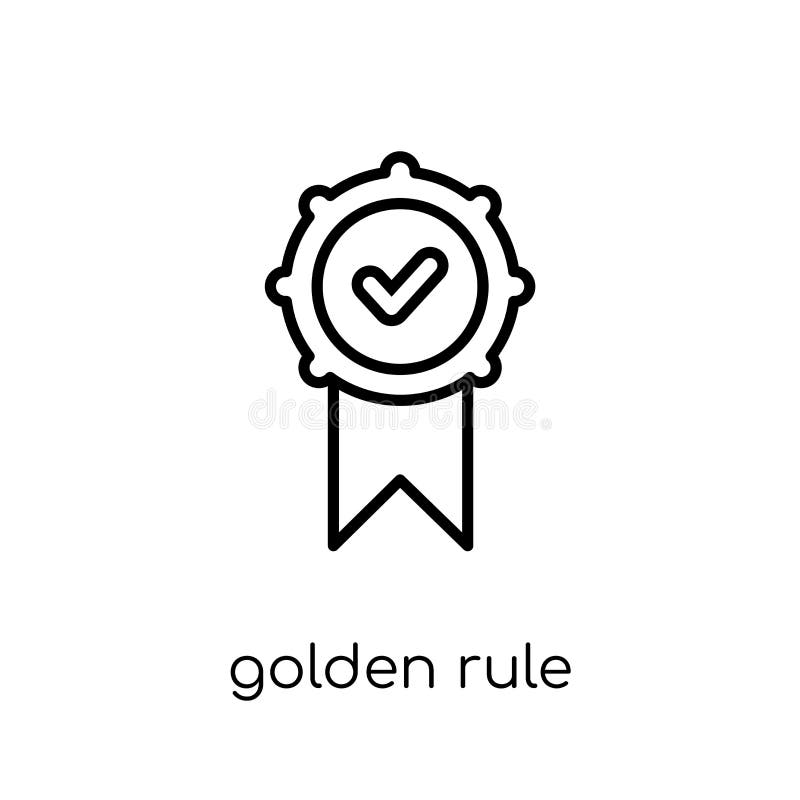 Icono de la norma de oro libre illustration Icono de la norma de oro libre illustration