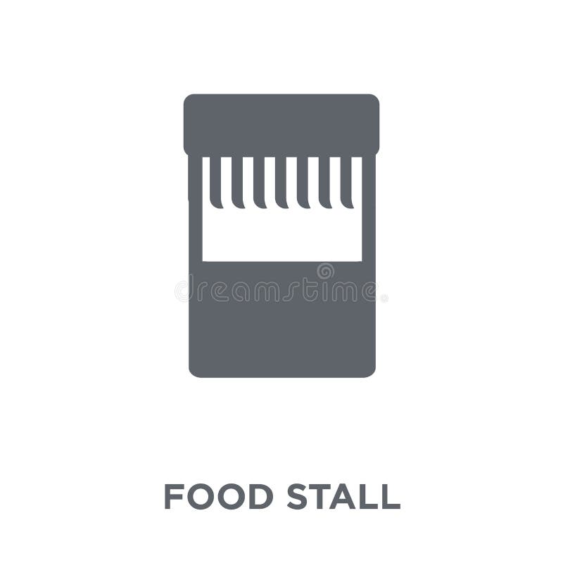 Icono de la parada de la comida de la colección de Australia stock de ilustración Icono de la parada de la comida de la colección de Australia stock de ilustración