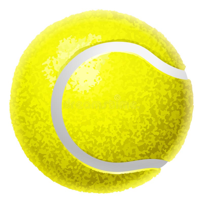 Icono De La Pelota De Tenis De Dibujos Animados Ilustración del Vector -  Ilustración de bolas, tenis: 228363454