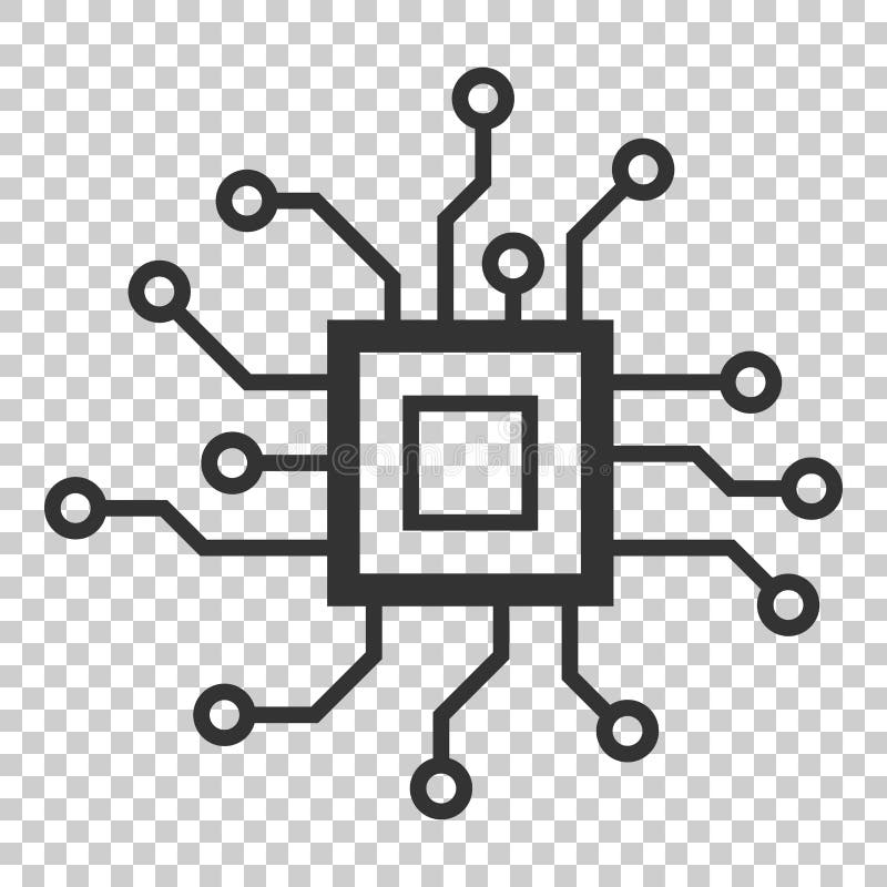 Circuit board icon in flat style. Technology microchip vector illustration on isolated background. Processor motherboard business concept. Circuit board icon in flat style. Technology microchip vector illustration on isolated background. Processor motherboard business concept.