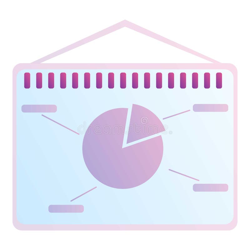 Icono de la tabla del gráfico de sectores, estilo de la historieta ilustración del vector Icono de la tabla del gráfico de sectores, estilo de la historieta ilustración del vector