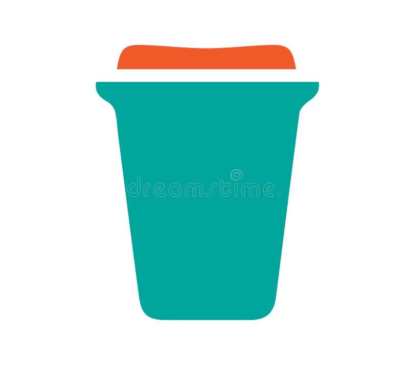 Cardboard Cup Icon Design. Cardboard Cup Icon Design.