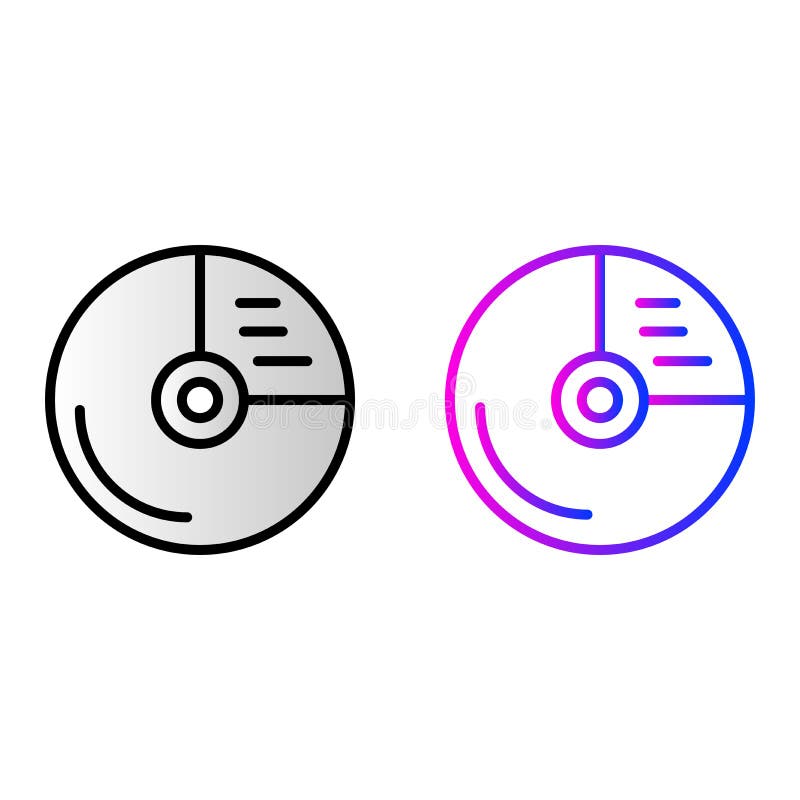Icono de la unidad de CD stock de ilustración Icono de la unidad de CD stock de ilustración