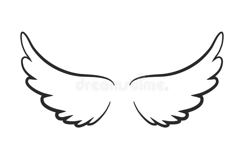 Icono de las alas del ángel -