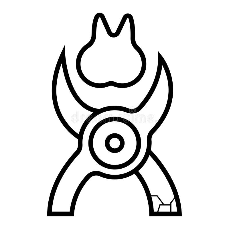 icono de los alicates del dentista stock de ilustración icono de los alicates del dentista stock de ilustración