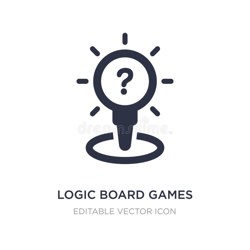 logic board games icon on white background. Simple element illustration from Entertainment concept. logic board games icon symbol design. logic board games icon on white background. Simple element illustration from Entertainment concept. logic board games icon symbol design