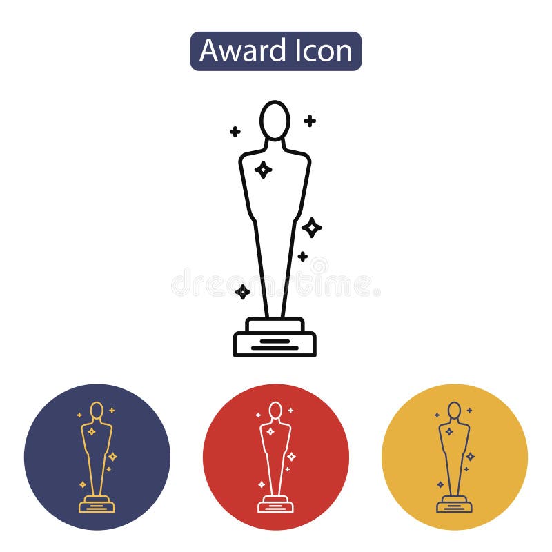 Icono de los premios de la Academia del vector libre illustration Icono de los premios de la Academia del vector libre illustration