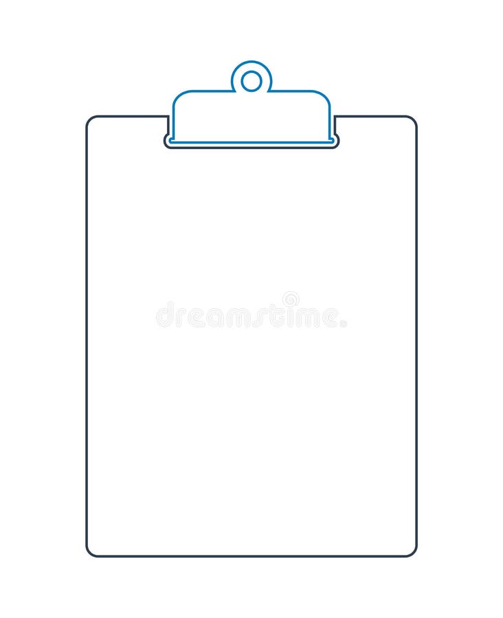 Clipboard line Icon. Editable vector EPS. Clipboard line Icon. Editable vector EPS