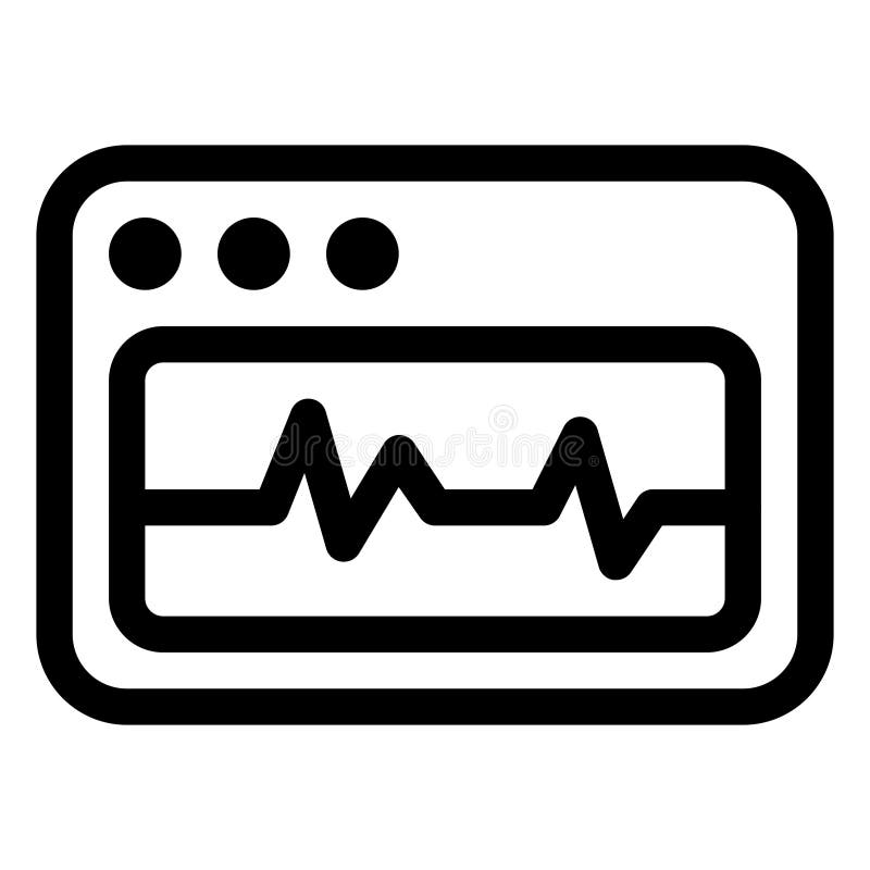 Icono De Medicina Blanco Y Negro Ilustración del Vector Ilustración