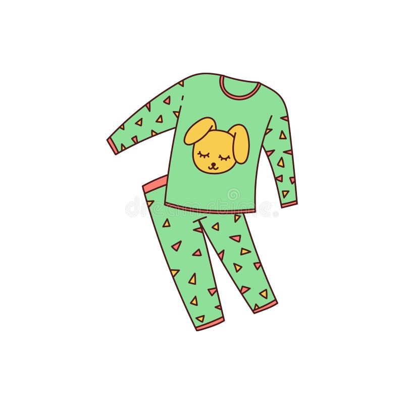 Icono De Ilustraci N De Dibujos Animados De Pijama Vector Icono Para La ...