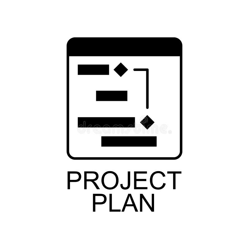 icono de plan de proyecto Elemento de signos de desarrollo de software con nombre para concepto móvil y aplicaciones web Un icono ilustración del vector icono de plan de proyecto Elemento de signos de desarrollo de software con nombre para concepto móvil y aplicaciones web Un icono ilustración del vector