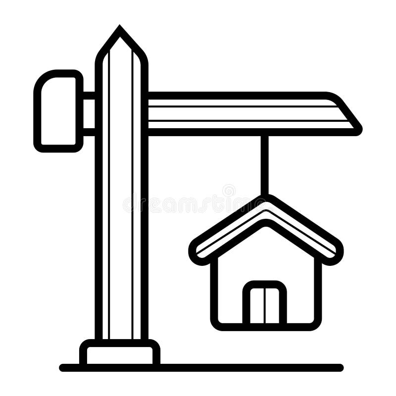 Icono de Real Estate stock de ilustración Icono de Real Estate stock de ilustración