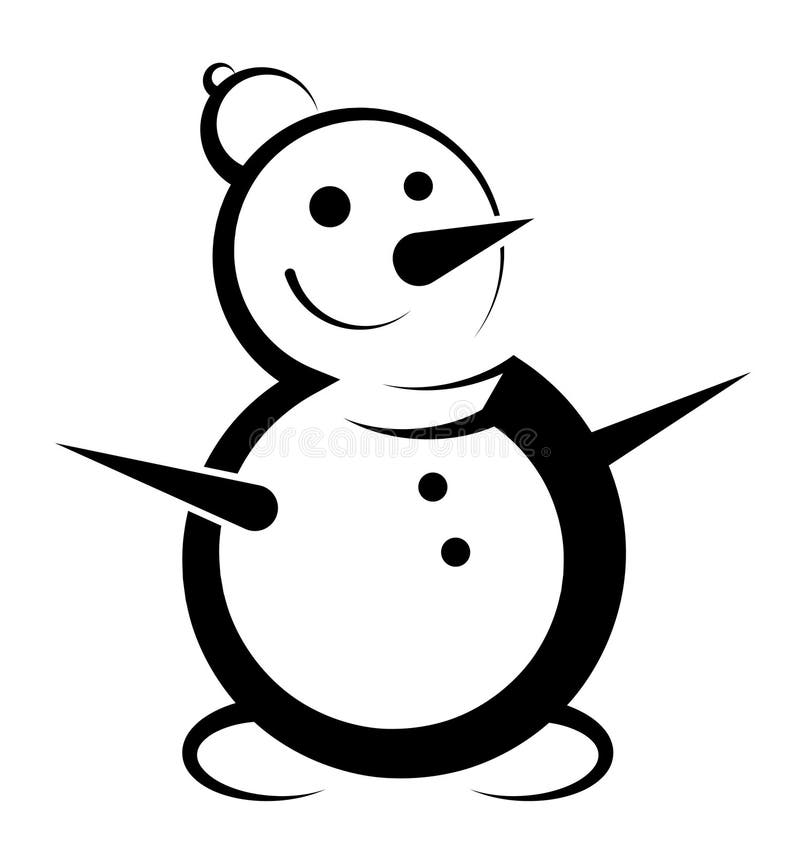 Icono De Snowman. Animado Muñeco De Nieve Con Ropa De Invierno. Reunión De  Navidad Y Año Nuevo. Diversión De Invierno. Vector De D Ilustración del  Vector - Ilustración de alegre, sonrisa: 198389481