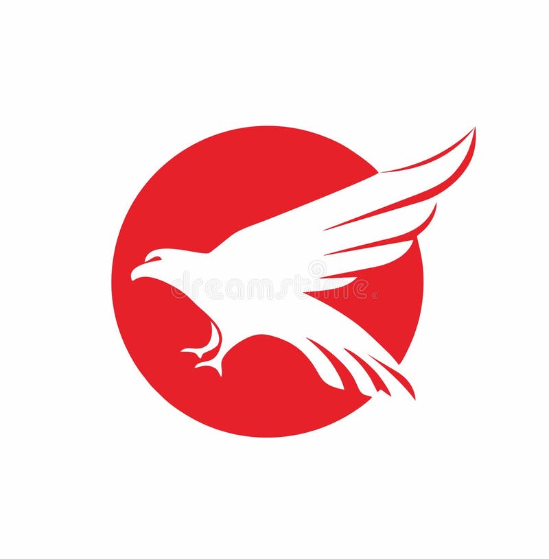 Icono Del águila Roja Que Parece Valiente Ilustración del Vector -  Ilustración de negocios, etiqueta: 202923193